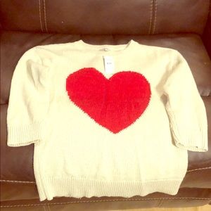 Loft sweater Valentines NWT